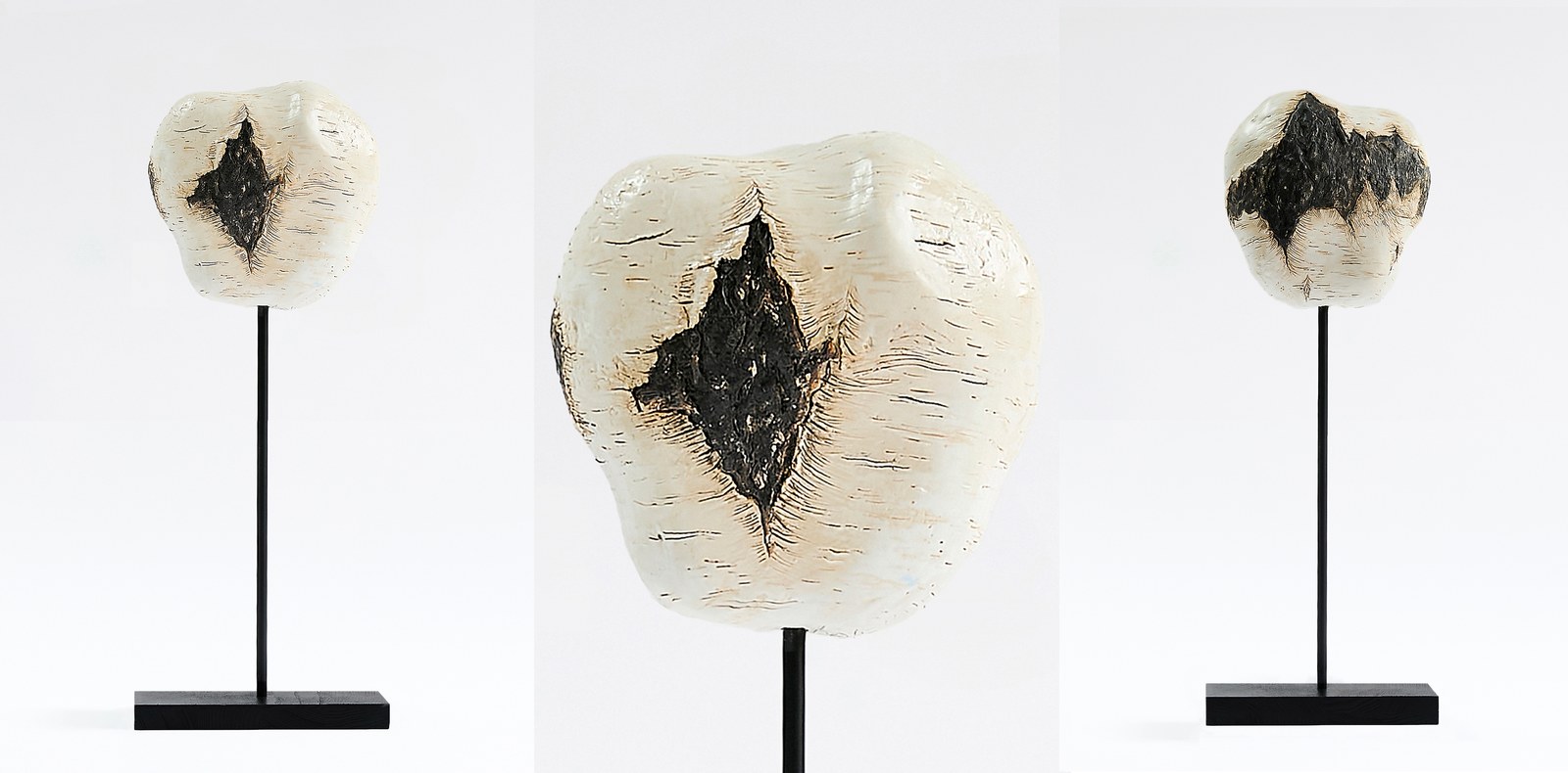 Tuohi n.2, 2026 – sculpture en grès, Pia Tikkanen